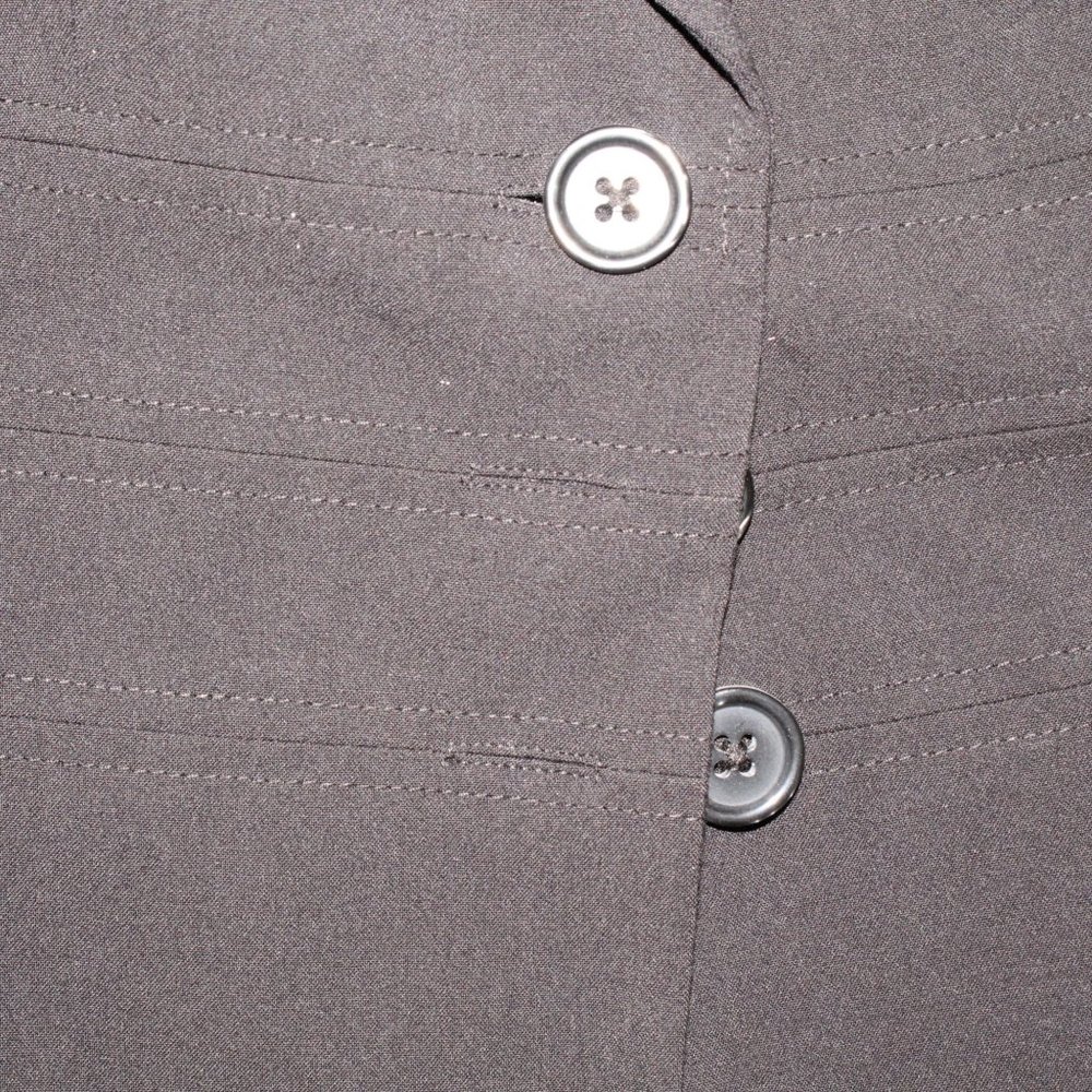Maggie Barnes Plus Size 2X 22/24W Black 3 Button Notched Collar Blazer Jacket - Picture 4 of 6